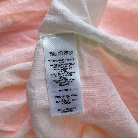 Vineyard Vines Pineapple Print Tiered Dress Medium - Picture 6 of 7